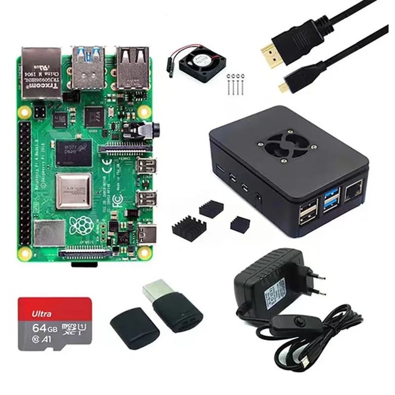 Raspberry Pi 4 8Gb Ram Kit - Yüksek Kaliteli Orijinal Raspberry Pi 4