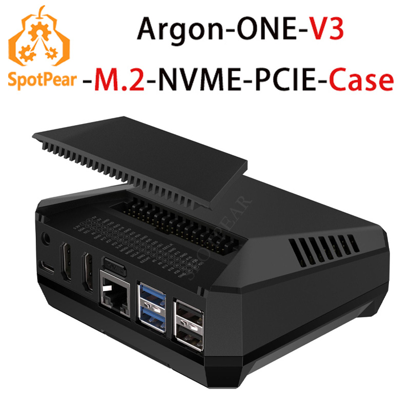 Argon One V3 M.2 Nvme Case - Raspberry Pi 5 PCIe - M.2