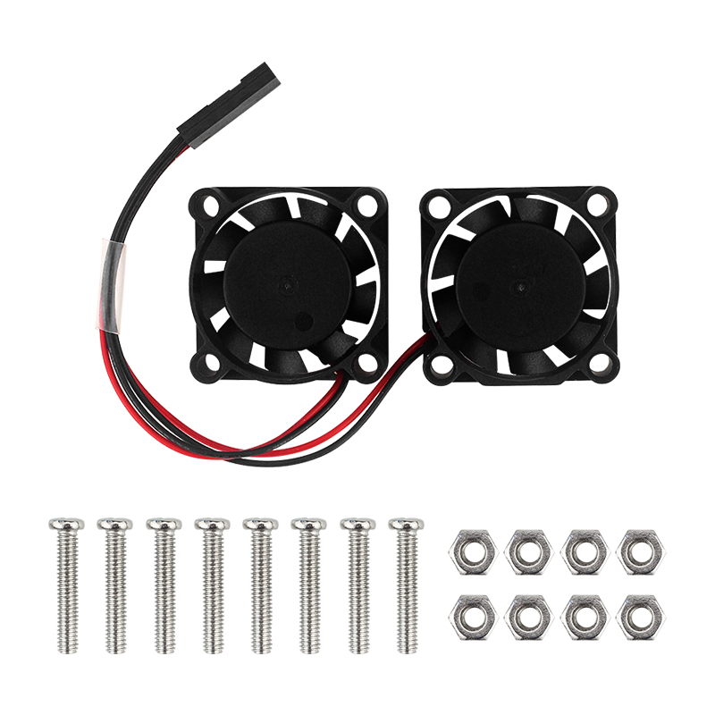 Raspberry Pi Water Cooling Kit - Raspberry Pi için Çift Radyatör Fanı