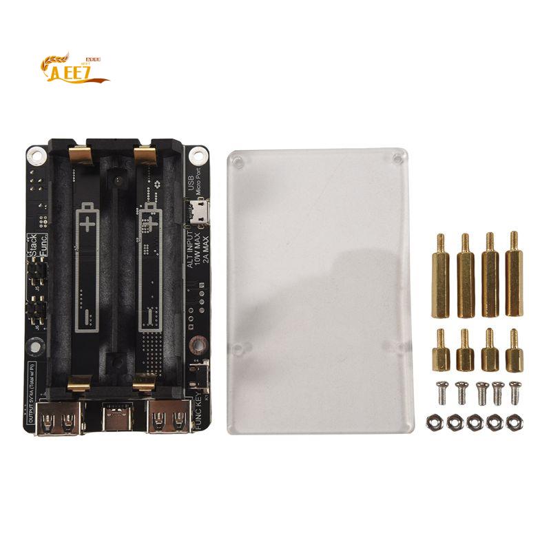 Raspberry Pi Uninterrupted Power Supply Ups 18650 - AEE7-Raspberry Pi 4 için UPS Güç