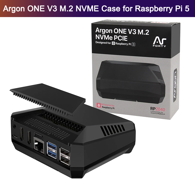 Argon One V3 M.2 Nvme Case - Raspberry Pi 5 için Argon ONE