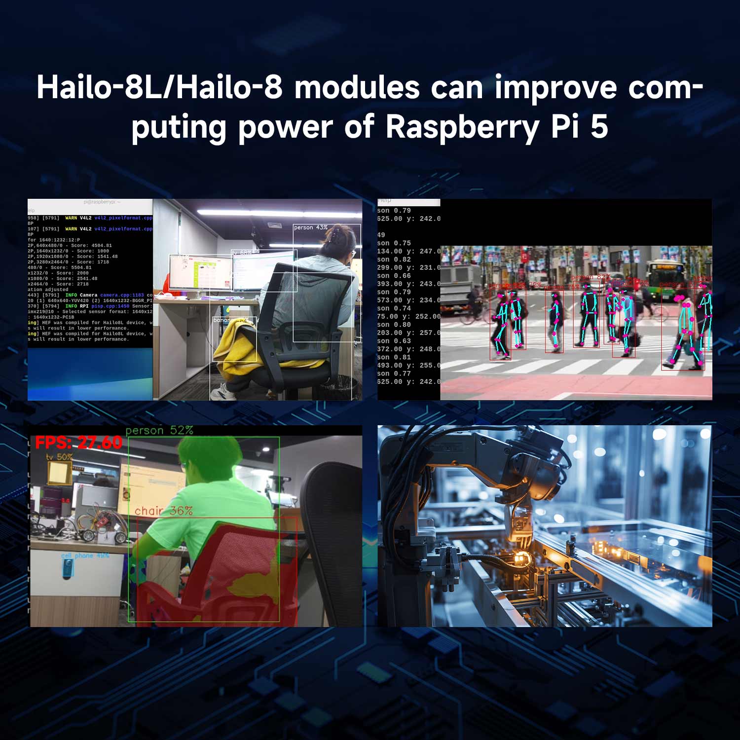 Hailo 8/8l Yapay Zeka Hızlandı - Raspberry Pi Ai Kit Hailo-8L incelemesi ve fiyatı