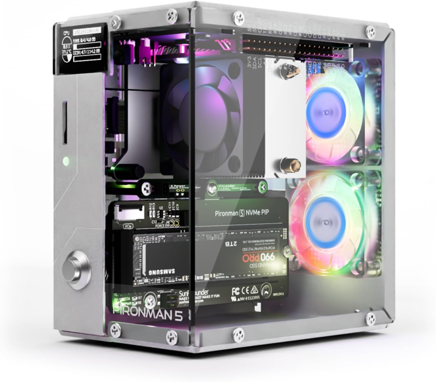 Pironman 5 NVMe M.2 SSD PCIe 2 - Raspberry Pi Ai Kit Hailo-8L incelemesi ve fiyatı