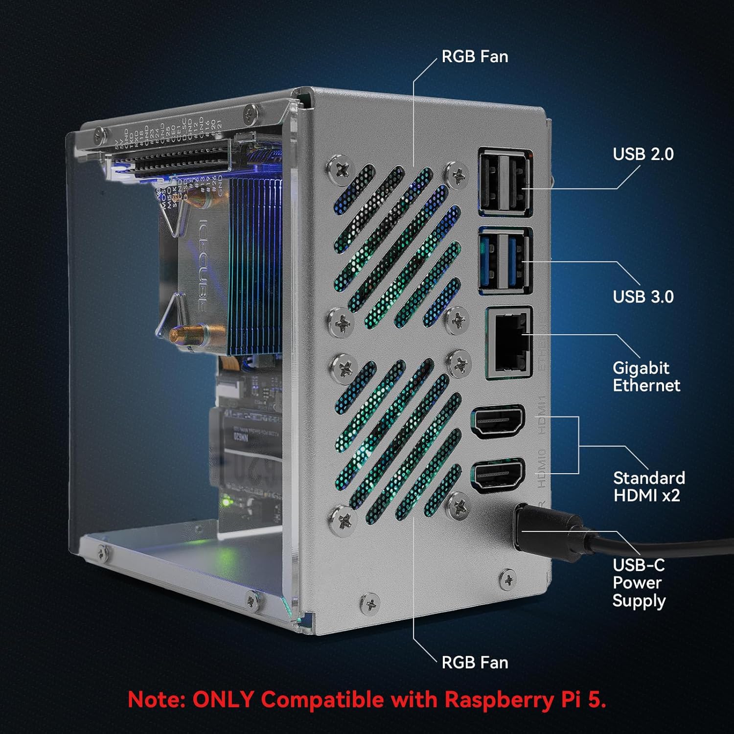 Pironman 5 NVMe M.2 SSD PCIe 2 - Raspberry Pi Ai Kit Hailo-8L incelemesi ve fiyatı