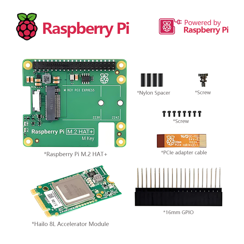 Resmi ahududu Pi 5 AI kiti ahu - Raspberry Pi Ai Kit Hailo-8L incelemesi ve fiyatı