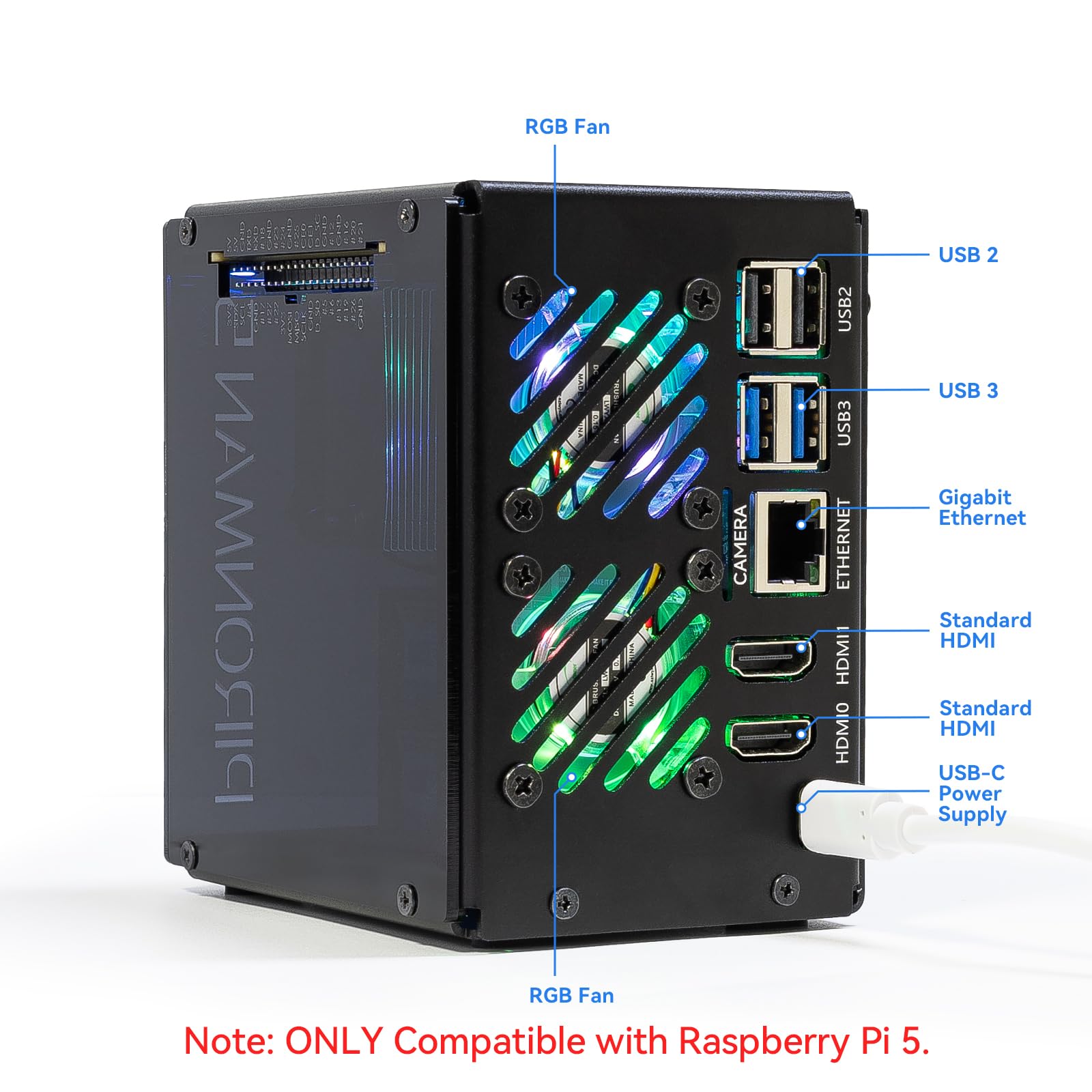 Pironman 5-MAX Çift NVMe M.2 S - Raspberry Pi Ai Kit Hailo-8L incelemesi ve fiyatı
