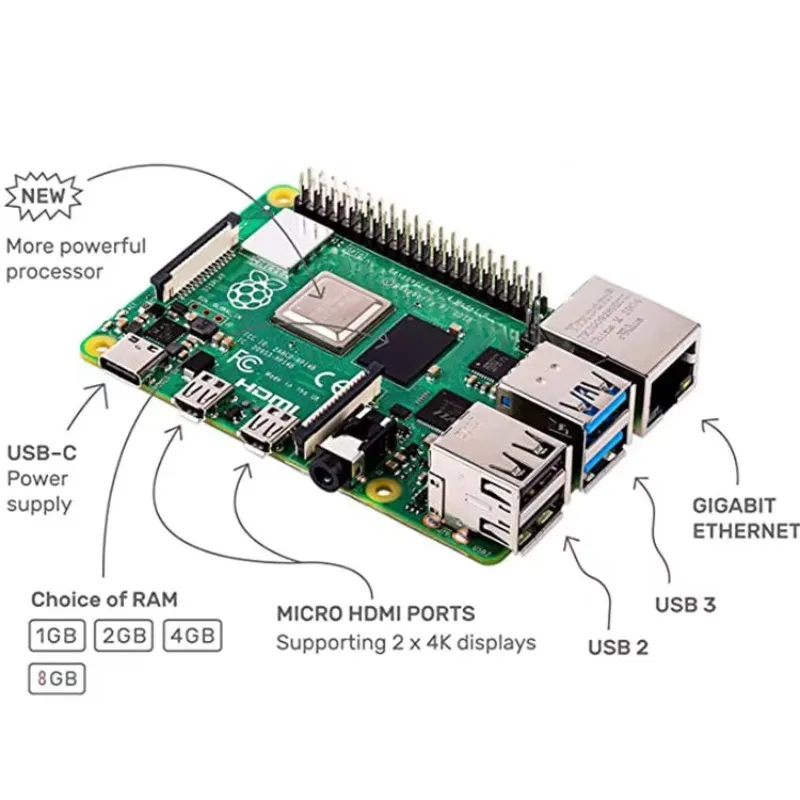 2026 Sıcak! Lorida Raspberry P - Raspberry Pi 4 8Gb Ram Kit incelemesi ve fiyatı