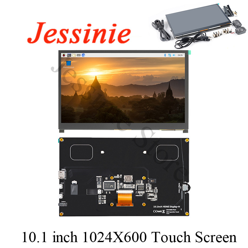 10.1 inç HDMI uyumlu LCD Ekran - Raspberry Pi 10.1 Inch Capacitive Touch Screen Ips incelemesi ve fiyatı