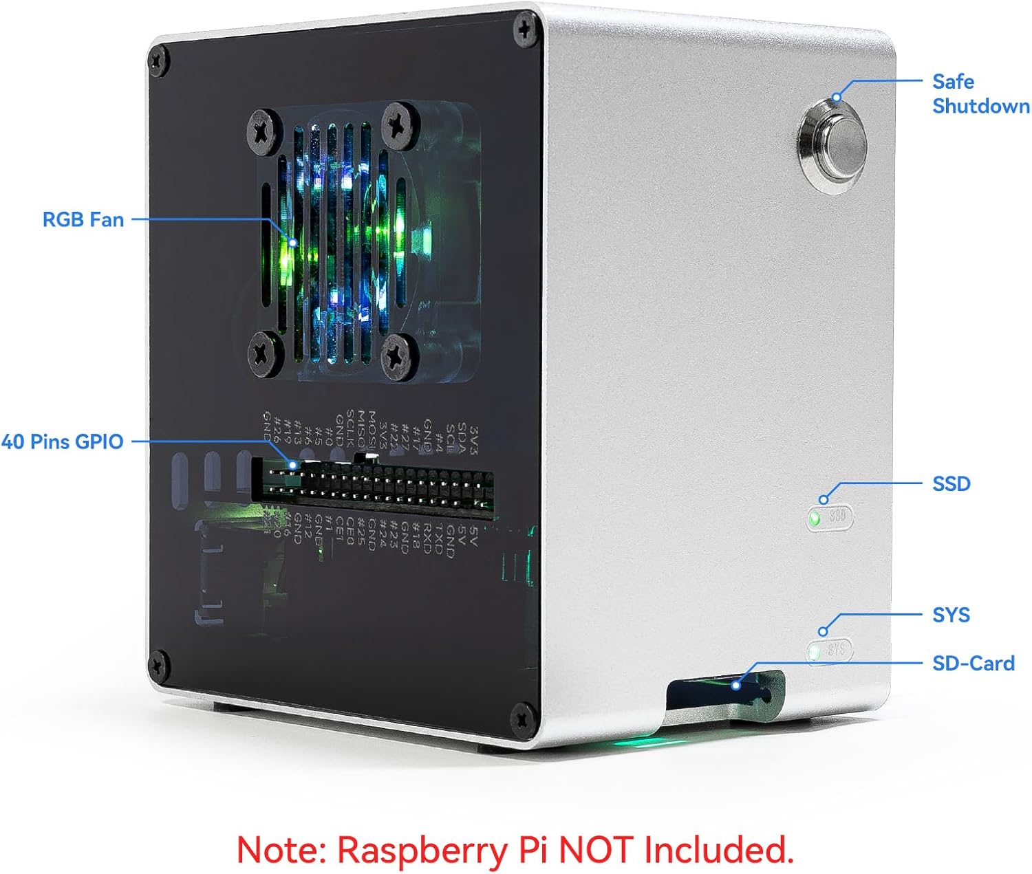 Pironman 5-Mini NVMe M.2 SSD P - Raspberry Pi Ai Kit Hailo-8L incelemesi ve fiyatı