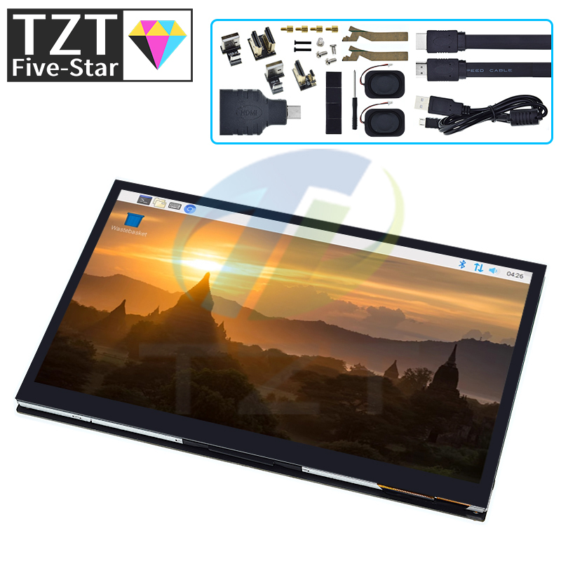 TZT 10.1 Inç HDMI uyumlu LCD e - Raspberry Pi 10.1 Inch Capacitive Touch Screen Ips incelemesi ve fiyatı