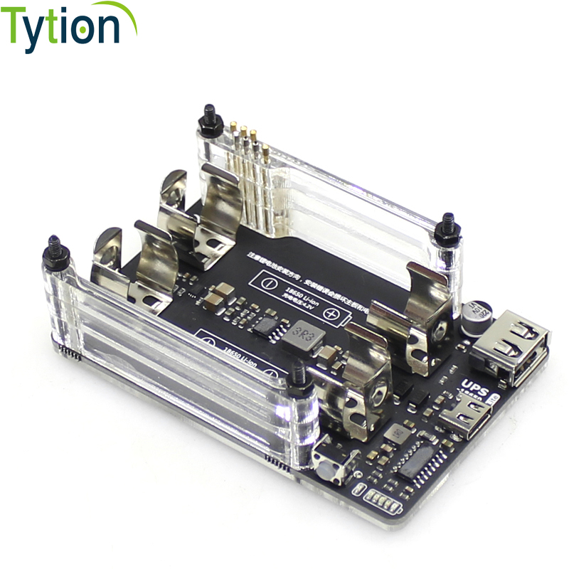 Ahududu Pi 4B 3B + 3B 5V 3A UP - Raspberry Pi Uninterrupted Power Supply Ups 18650 incelemesi ve fiyatı