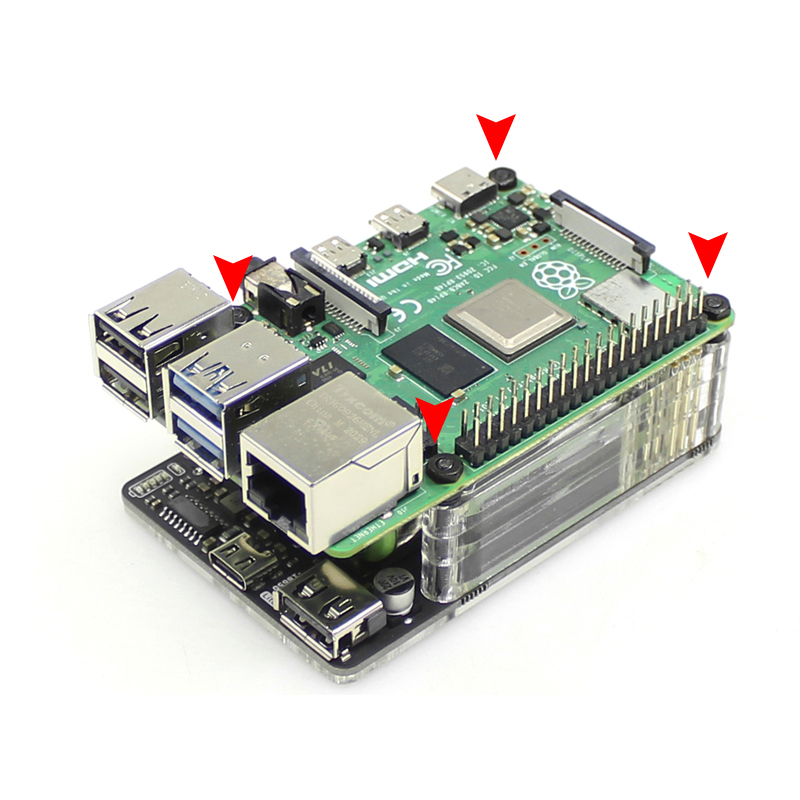 Ahududu Pi 4B 3B + 3B 5V 3A UP - Raspberry Pi Uninterrupted Power Supply Ups 18650 incelemesi ve fiyatı