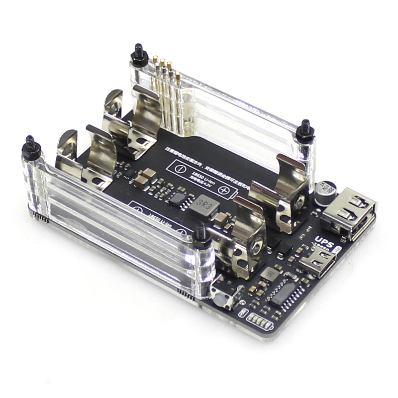 Ahududu Pi 4B 3B + 3B 5V 3A UP - Raspberry Pi Uninterrupted Power Supply Ups 18650 incelemesi ve fiyatı