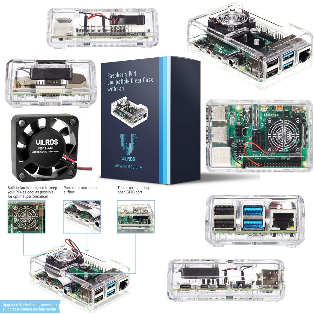 Raspberry Pi 4 Model B için Fa - Raspberry Pi 4 8Gb Ram Kit incelemesi ve fiyatı