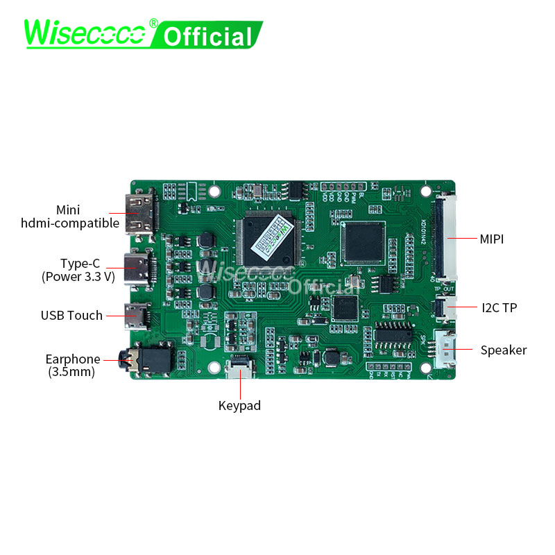 Wisecoco ahududu Pi için 10.1  - Raspberry Pi 10.1 Inch Capacitive Touch Screen Ips incelemesi ve fiyatı