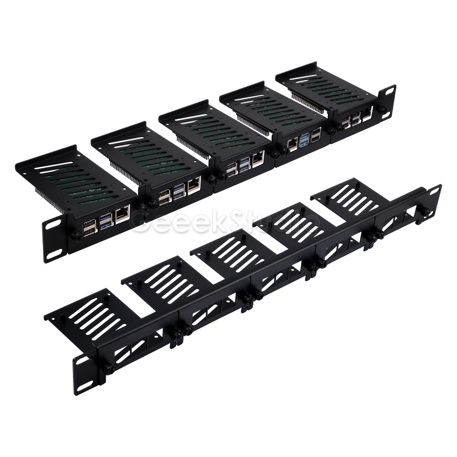 Raspberry Pi 5/4B/3B+ için 1U  - Raspberry Pi Rackmount 1U 19 Inch incelemesi ve fiyatı