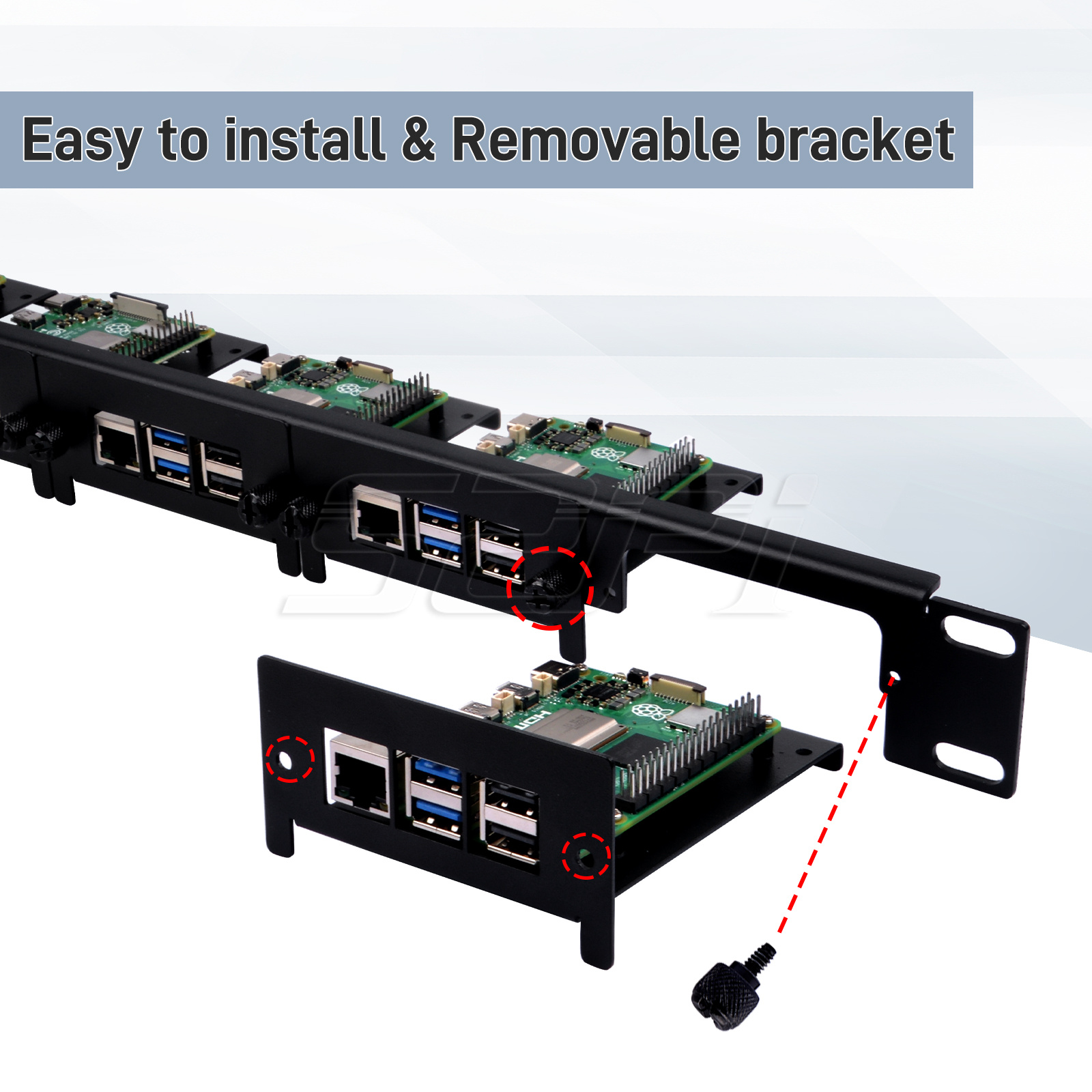 Raspberry Pi için 52Pi Çıkarıl - Raspberry Pi Rackmount 1U 19 Inch incelemesi ve fiyatı
