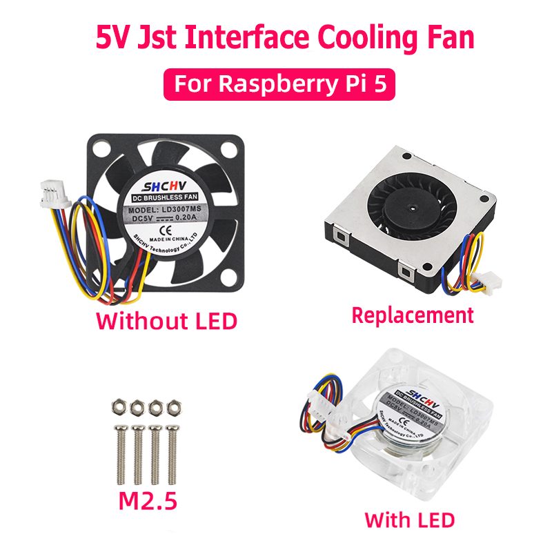 5 V Soğutma Fanı JST Arayüzü P - Raspberry Pi Water Cooling Kit incelemesi ve fiyatı